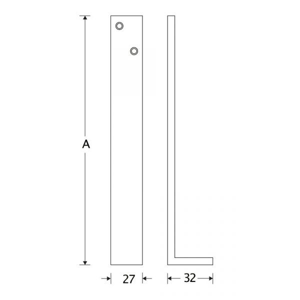 Valijzer Elegant 160mm MMC