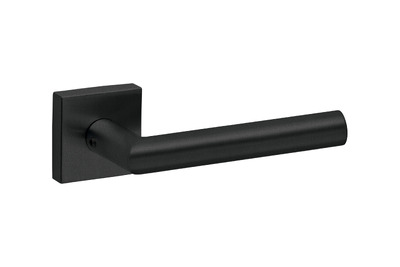 Tipo paar deurkr. op vkt rozet 50x50x11mm, zwart