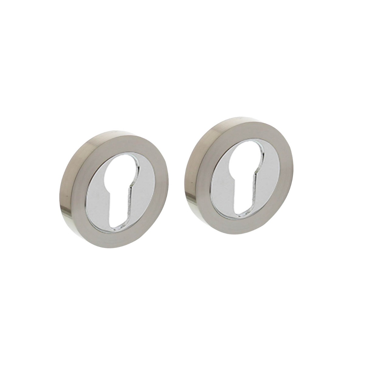 Rozet met PC rond chroom