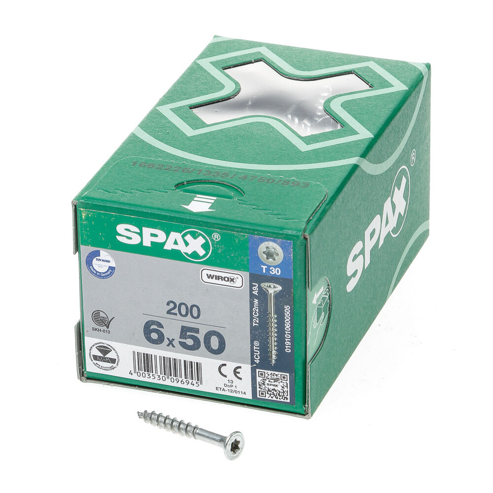 Spax pk t30 geg dd 6,0x50(200) afbeelding