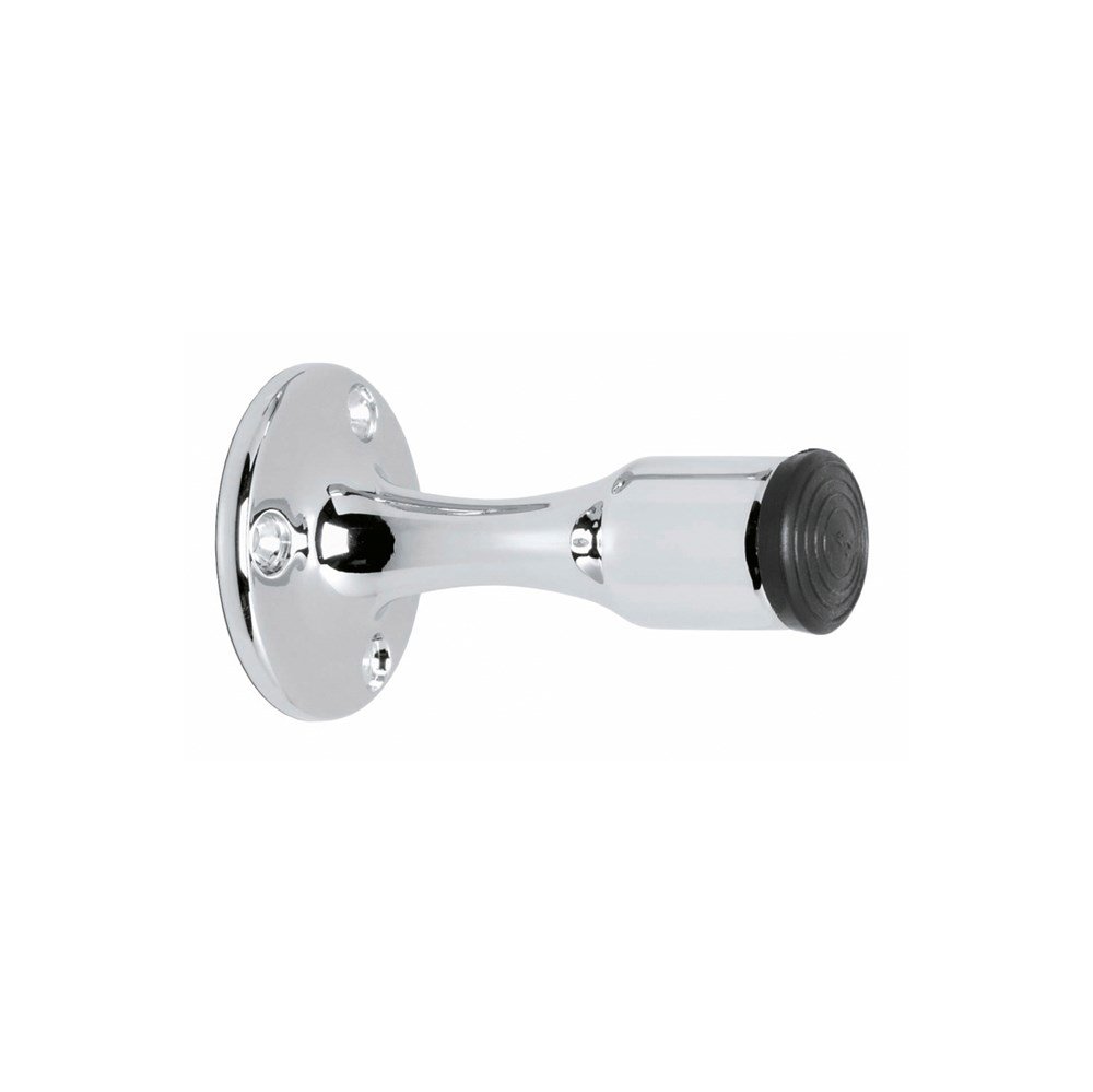 Deurstop recht model chroom