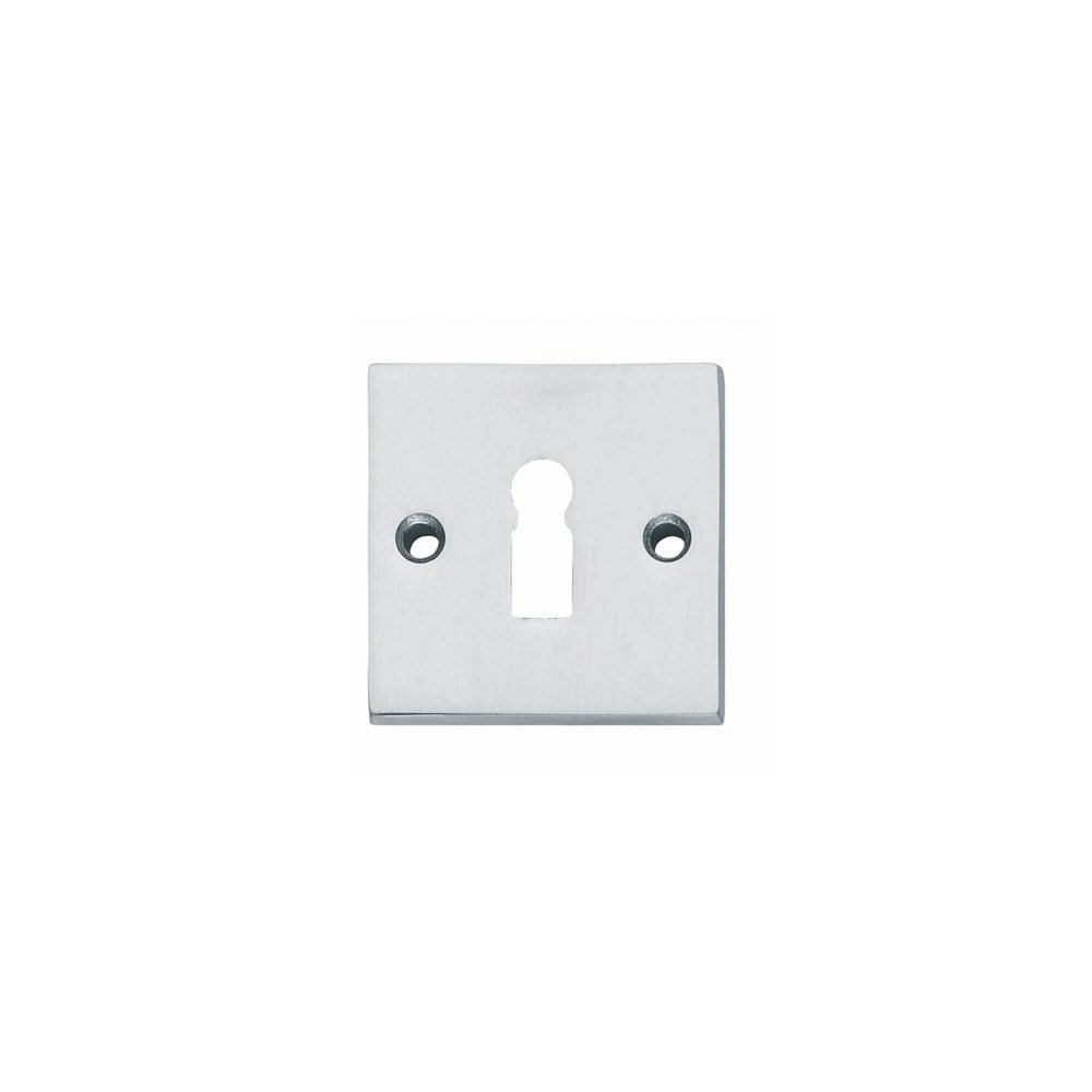 Rozet sleutelgat vierkant chroom mat