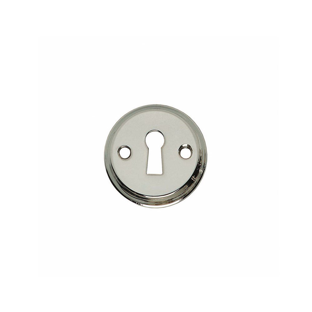 Rozet sleutelgat schroefgat nikkel