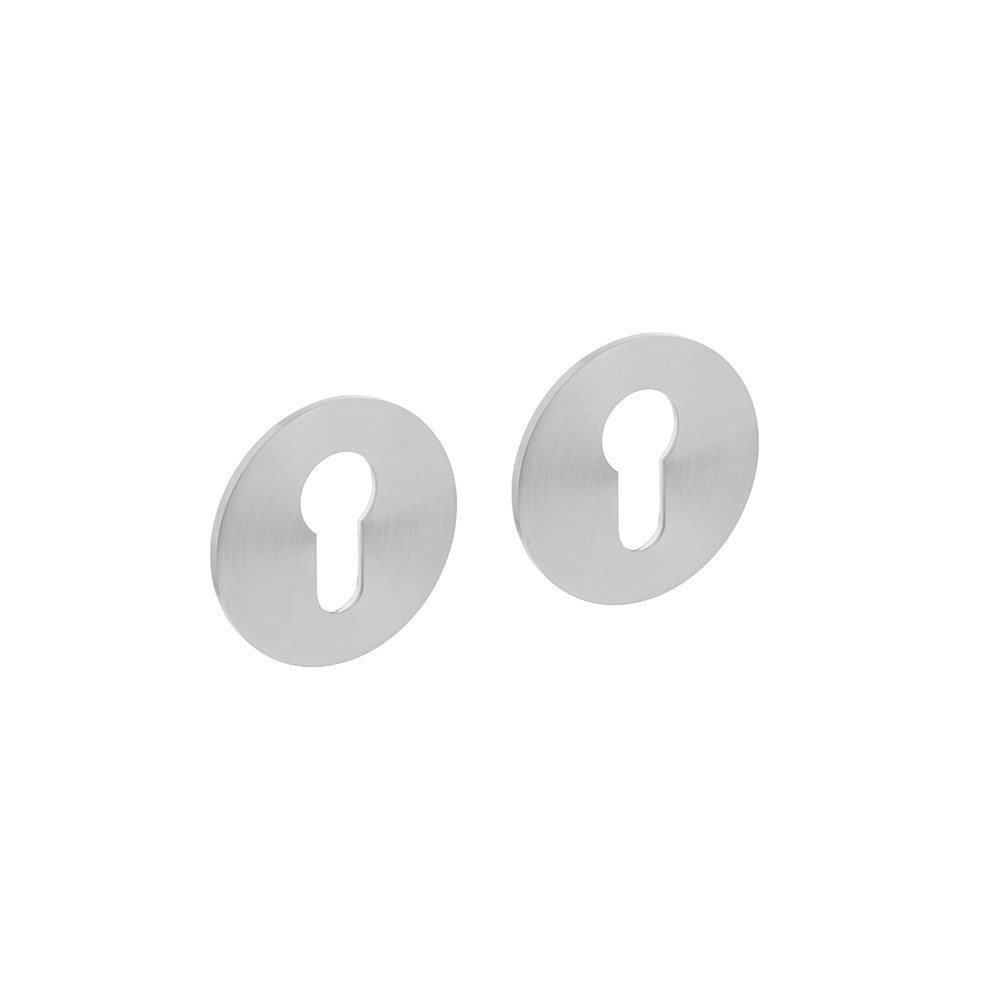 Magneet rozet rond PC rvs geborst.