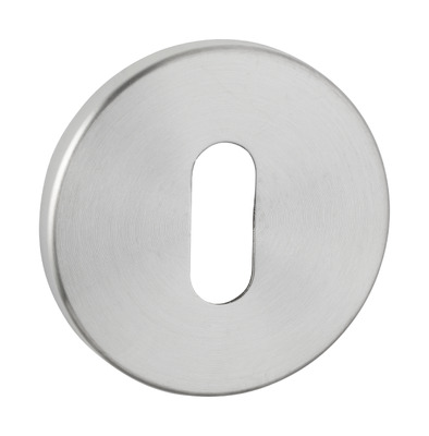 Paar ronde sleutelrozetten Ø52x5mm rvs mat