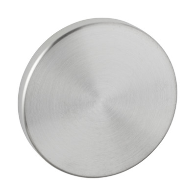 Paar ronde blindrozetten Ø52x5mm rvs mat