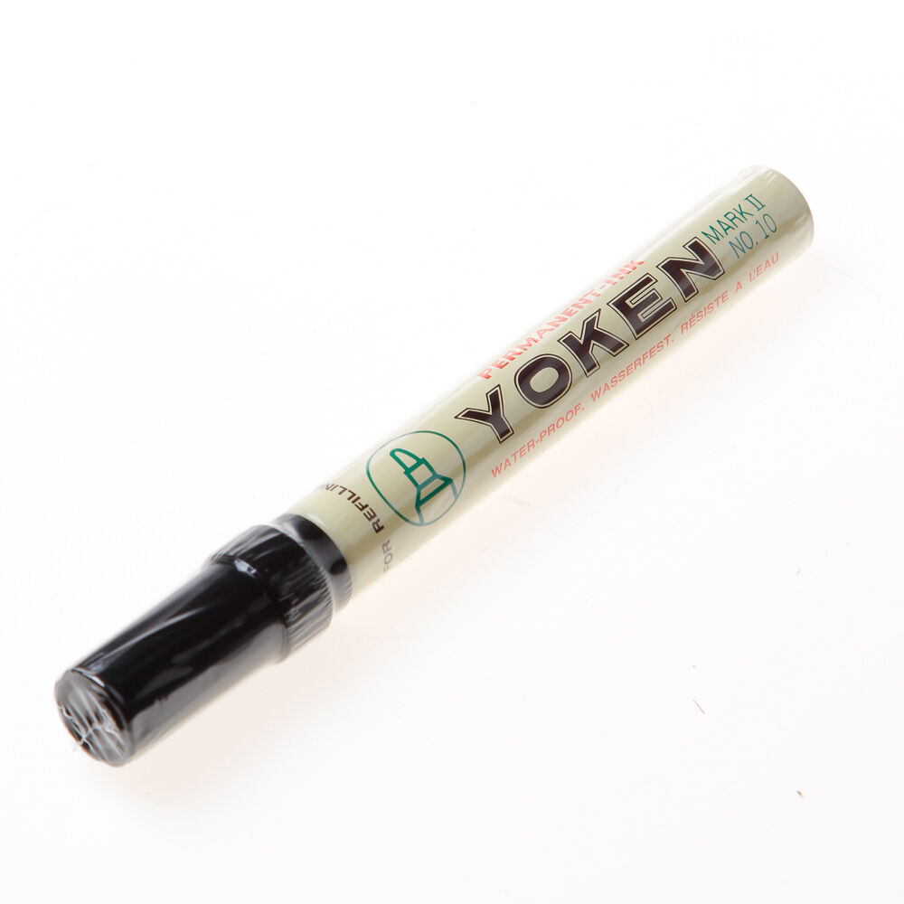 Viltmerkstift zwart yoken no10 afbeelding