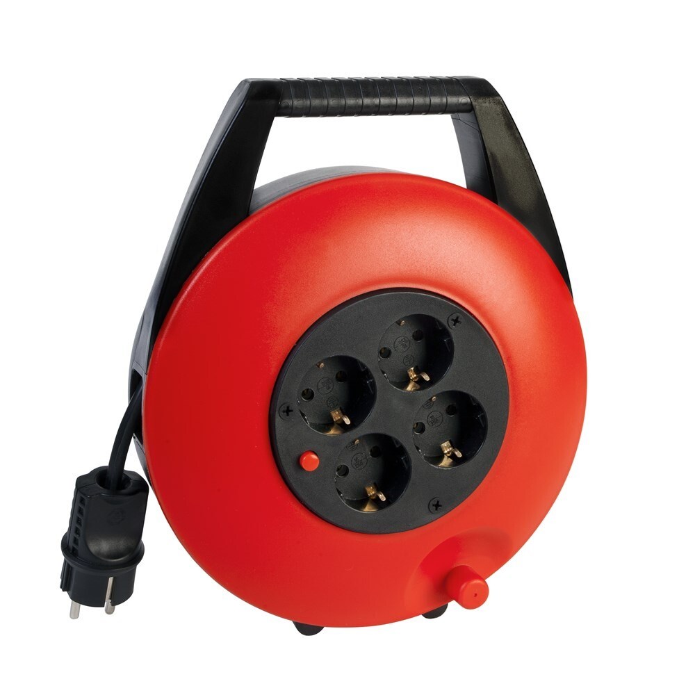 4tecx Kabelhaspel economy NL KBR15T 15m thermisch beveiligd afbeelding