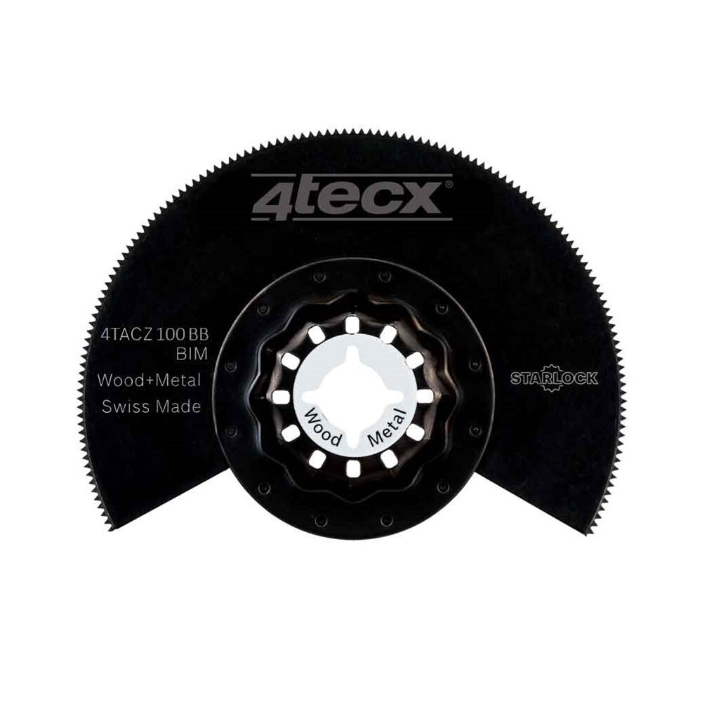 4tecx Multizaagblad-segment SL ACZ 100mm BB hout+metaal 1 stuk