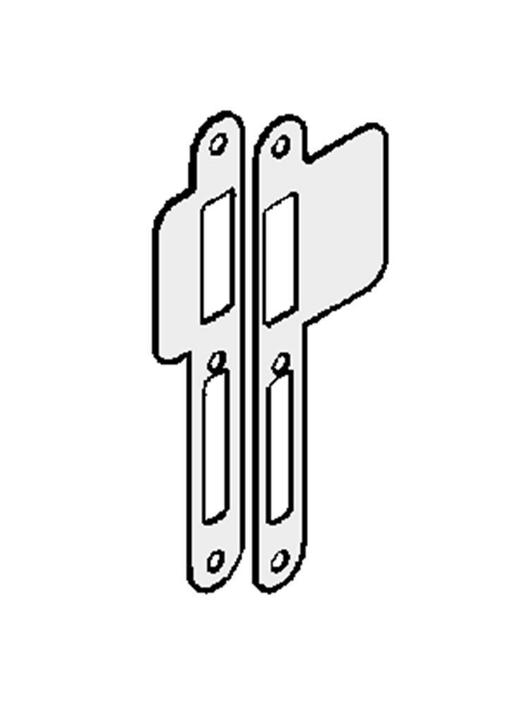 Sluitplaat tbv nastelbare sluitkom dn lange lip 9-38461-02-l afbeelding