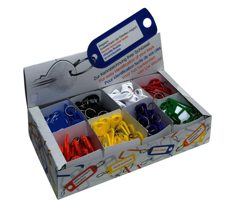 Sleutellabel kunststof assortiment (8x25st) afbeelding