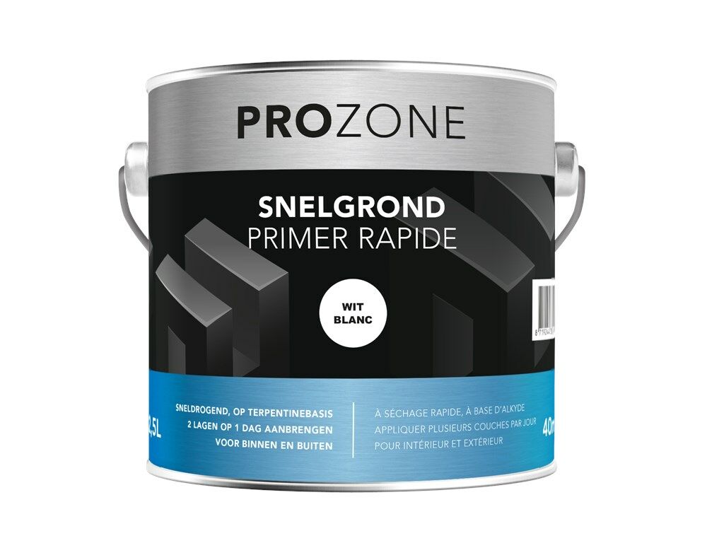 Grondverf wit snelgrond (2.5 ltr) afbeelding