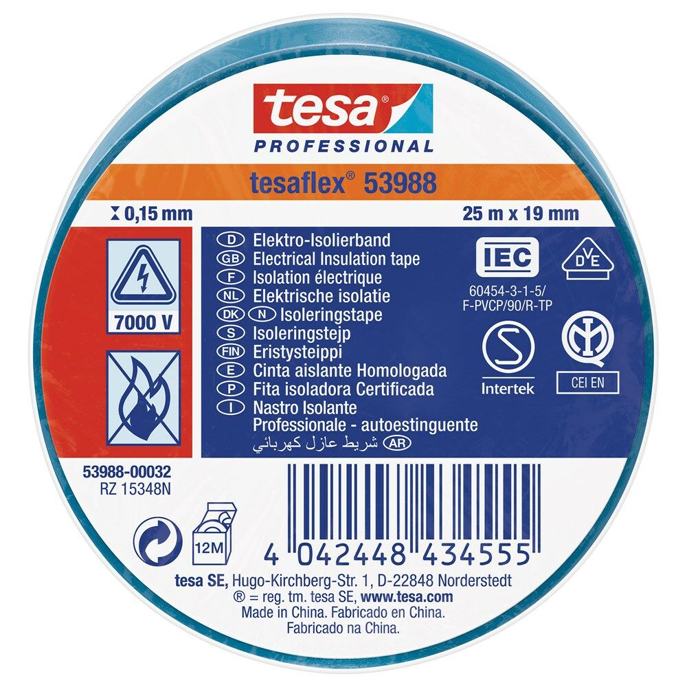 ISOLATIEBAND BLAUW 25X19 53988 afbeelding
