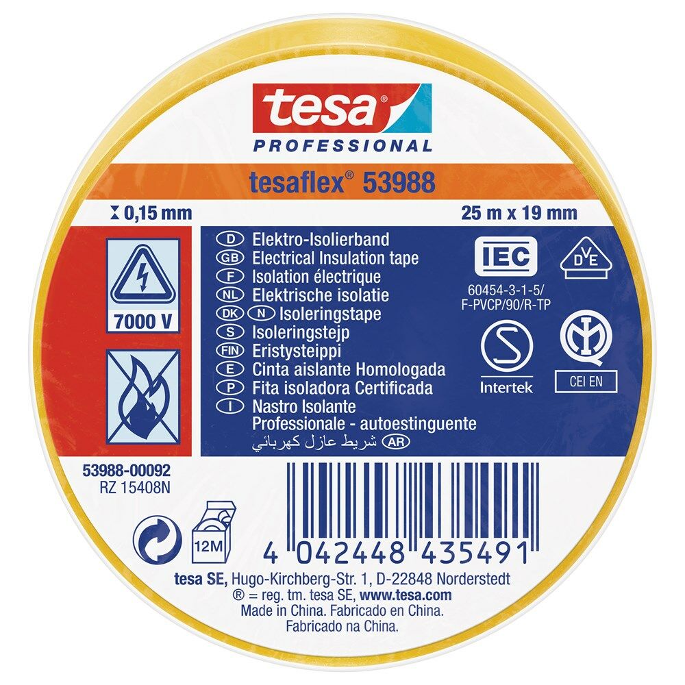 ISOLATIEBAND GEEL 25X19 53988 afbeelding