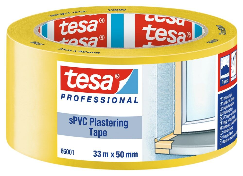 PLASTERING TAPE 33X50 GEEL afbeelding