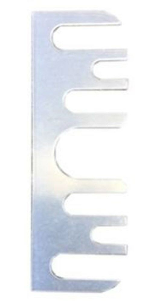 Scharnieropvulplaat transparant 2mm tbv 89x89mm afbeelding