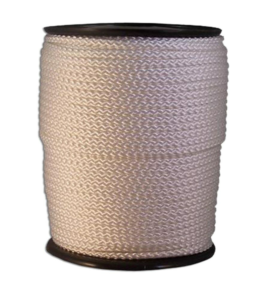 Koord nylon wit gevlochten 1mm (100mtr) afbeelding