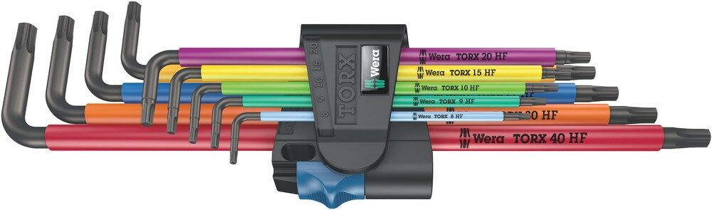 Stiftsleutelset multicolour TX 967/9 afbeelding