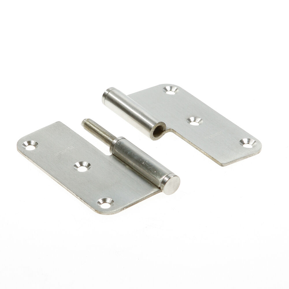 Argenta paumelle RVS 89x89x2,5 12mm din RS afbeelding