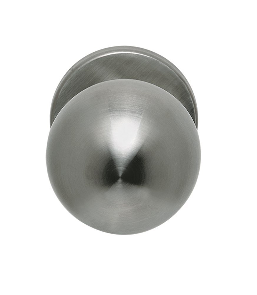 Voordeurknop ENTRO rvs mat Ã¸50mm op rozet