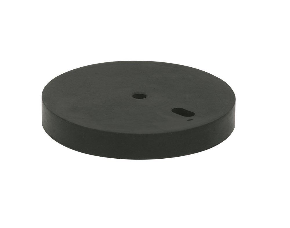 Deurbuffer verhoger 12 mm rubber zwart tbv 02030