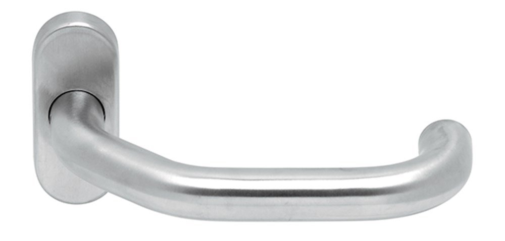 Krukgarn CLARA rvs mat ovaal rozet PC