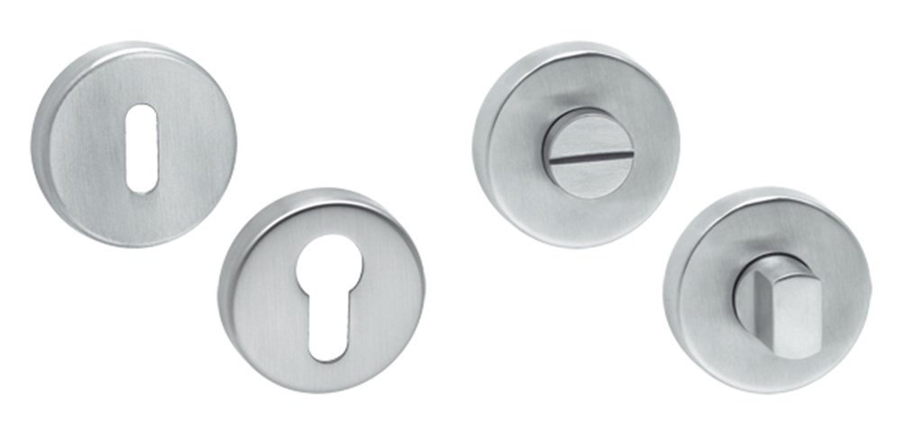 Cilinderrozet paar WCX rvs mat