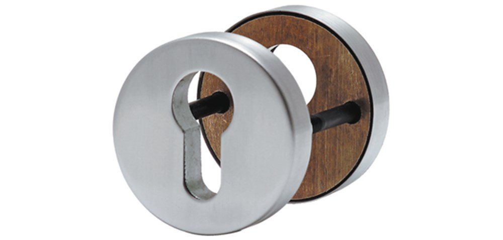 Veiligheidsrozet paar DIN ES1/SKG*** rvs mat PC