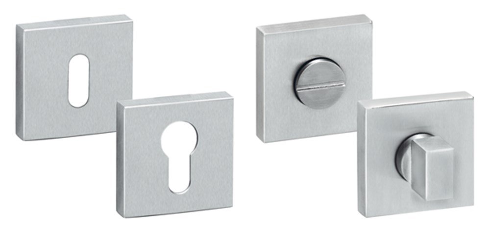 WC garnituur 4knt rvs mat WC 6-7mm