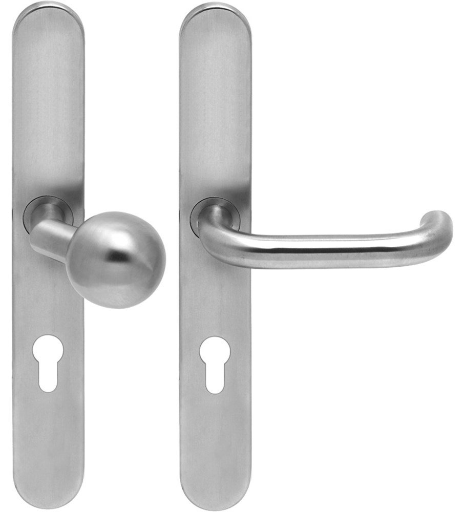 Knop/krukgarn CHASE DIN-R PL KL4 rvs mat PC72 LS-XL