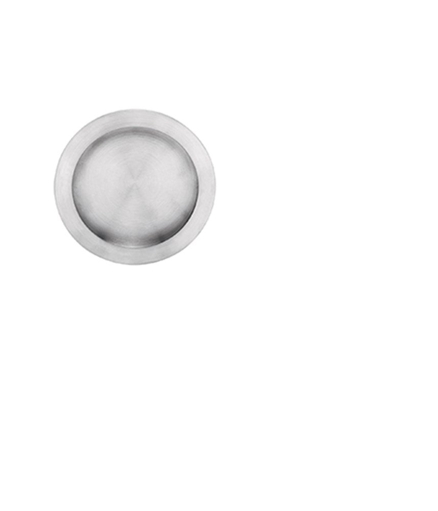 Schuifdeurkom rond ø40mm rvs mat