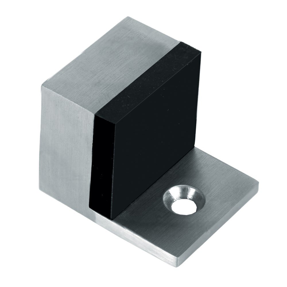 Deurbuffer vloermontage 32x32x40mm rvs mat