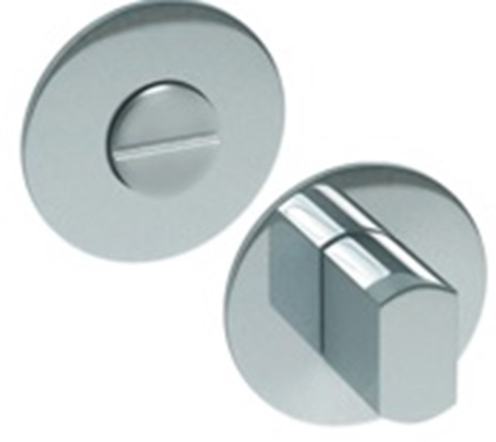 WC garnituur vlak rond FR rvs glans WC 6-7mm