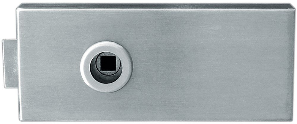 Glasdeurslot Frankfurt rvs mat blind