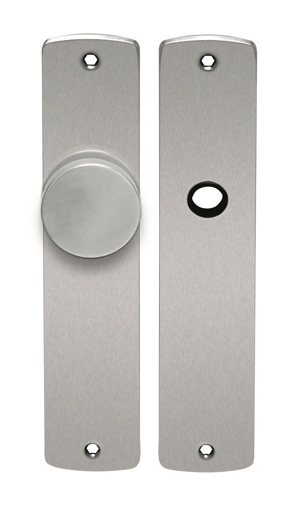 Knop/Krukschild renovatie LS rvs mat blind