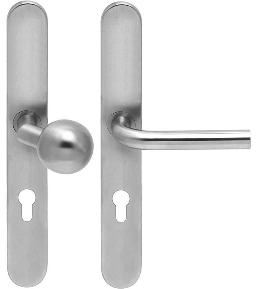 Knop/krukgarn BODA DIN-L PL KL4 rvs mat blind LS-XL