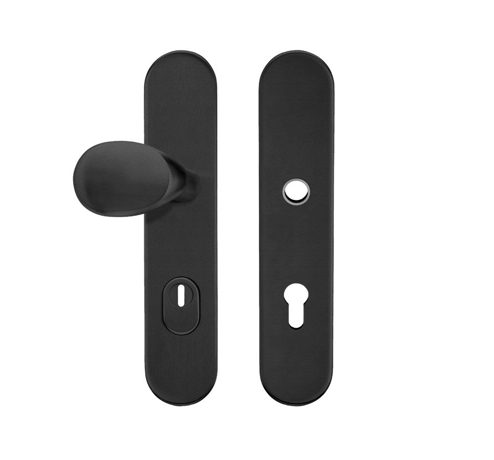 Knop/kruk paar TOP SKG*** zwart PC72 LS