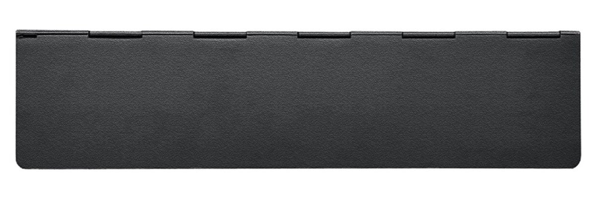 Tochtklep rechthoek zwart