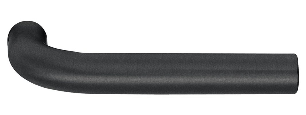 Gatdeel L zwart tbv vh/glas/raambeslag