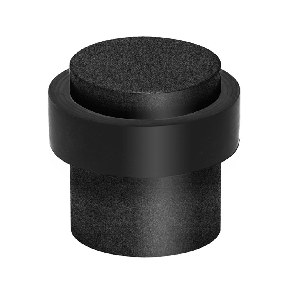 Deurbuffer vloermontage ø39x40mm zwart