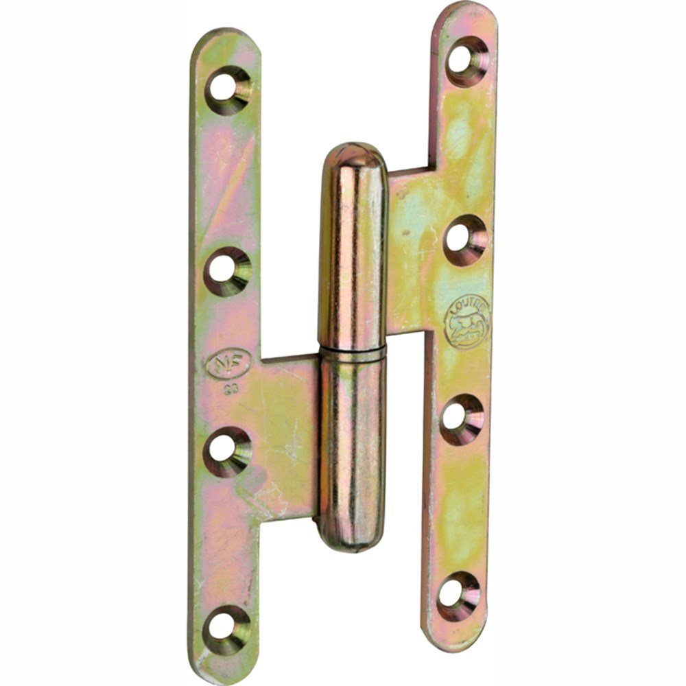 Paumelle DIN RS 140x70mm gebich. RoH