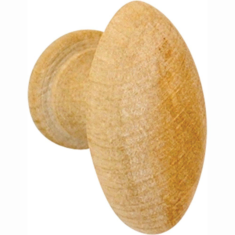 Meubelknop Ei 53x27mm charmehout