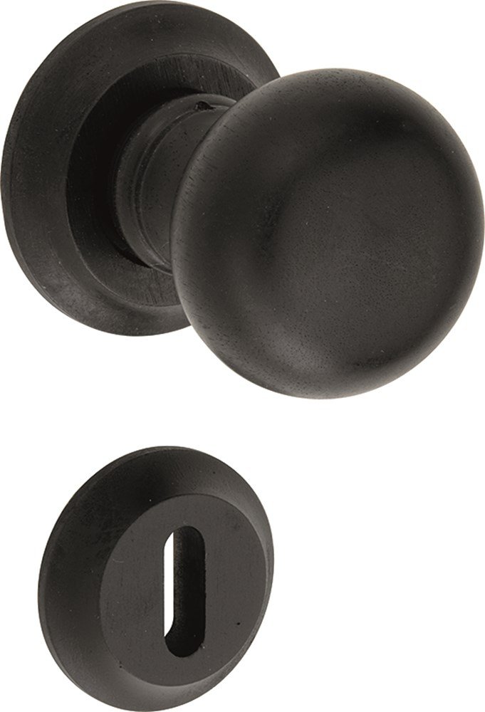 Knopgarnituur Bol SL ebben hout