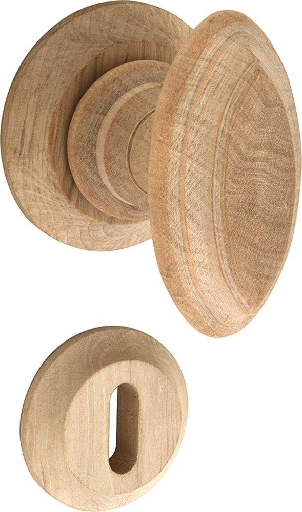 Knopgarnituur Ovaal SL charme hout