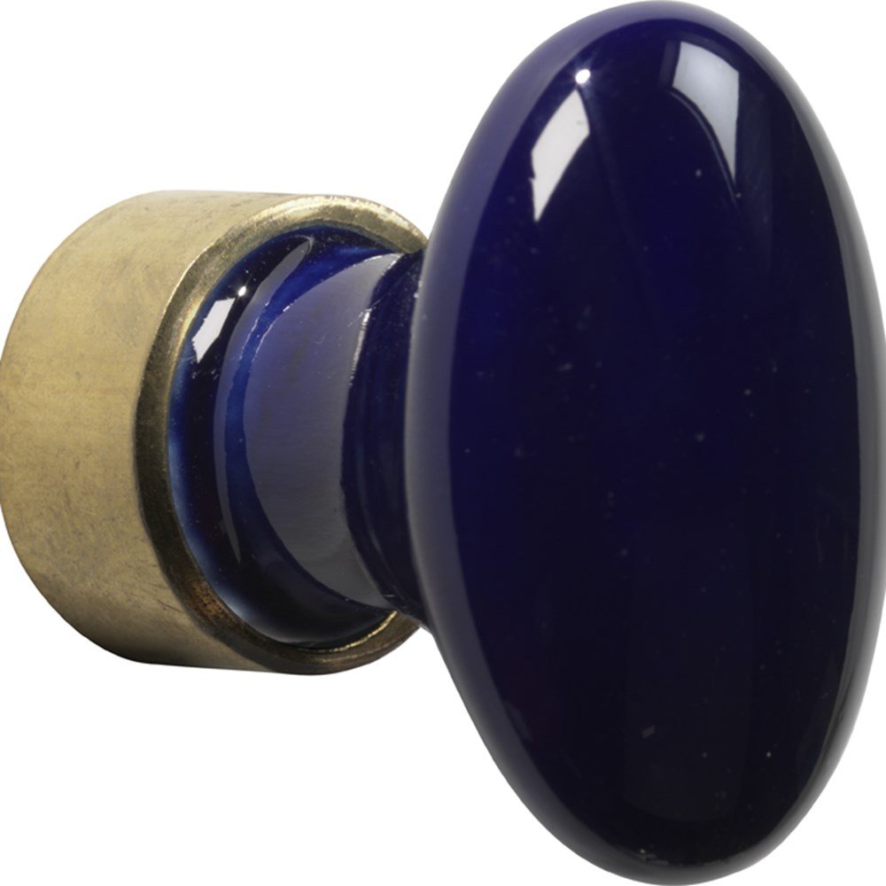 Meubelkn.pors.Ovaal 33mm MGO/blauwsevres