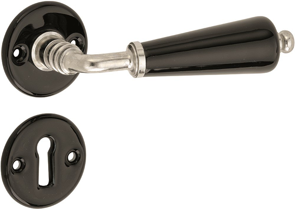 Krukg. porselein Evelyne SL MGN/zwart