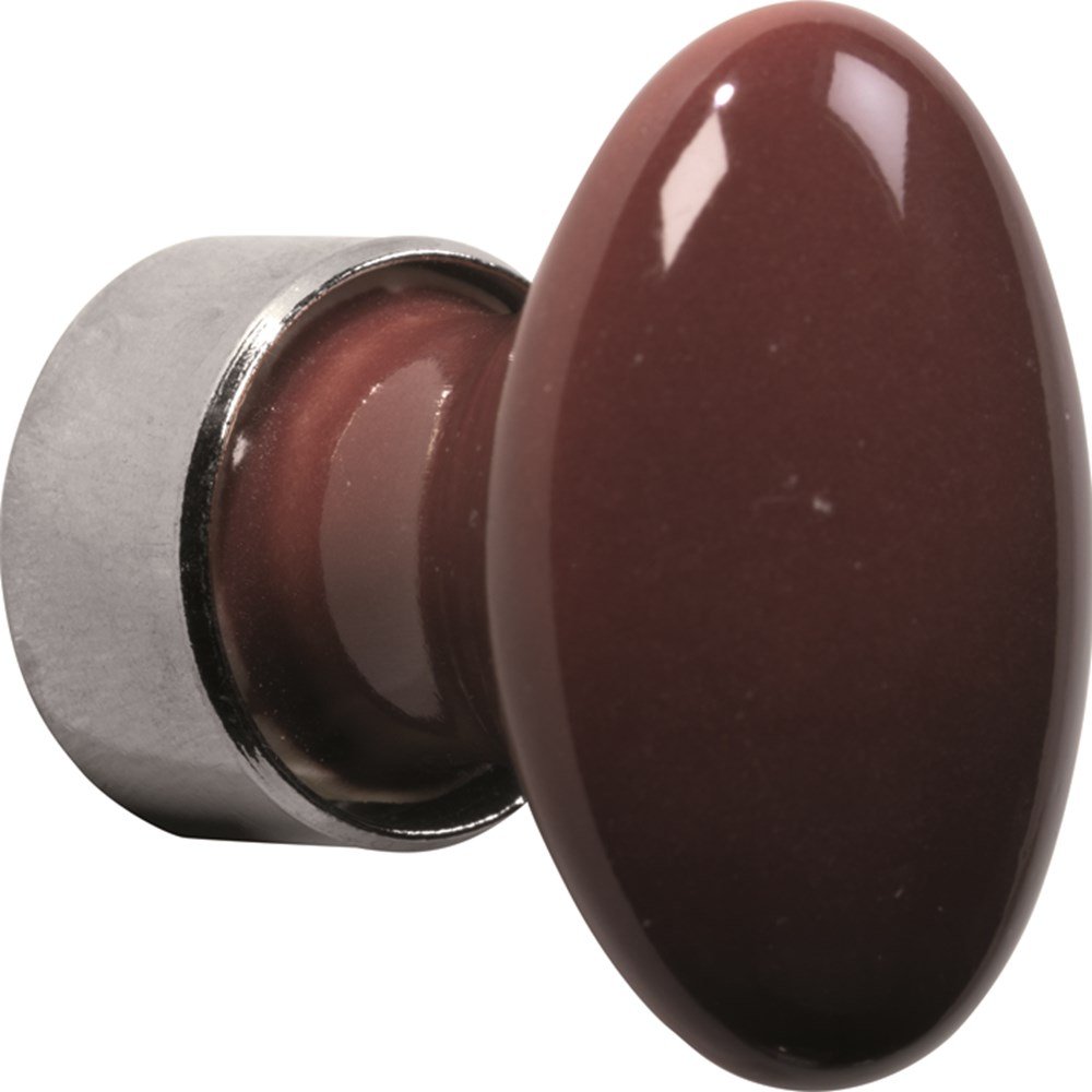 Meubelkn.pors.Ovaal 33mm MGN/Bordeaux