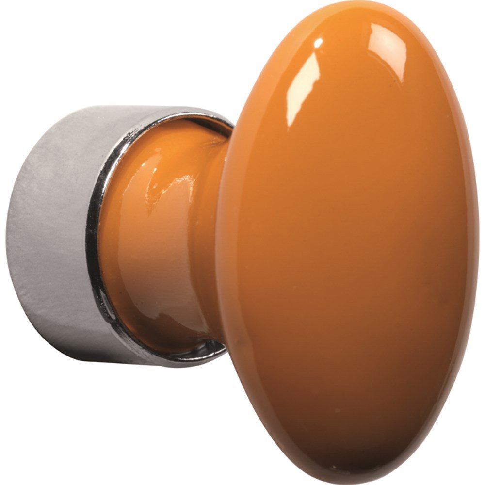 Meubelkn.pors.Ovaal 33mm MGN/oranje