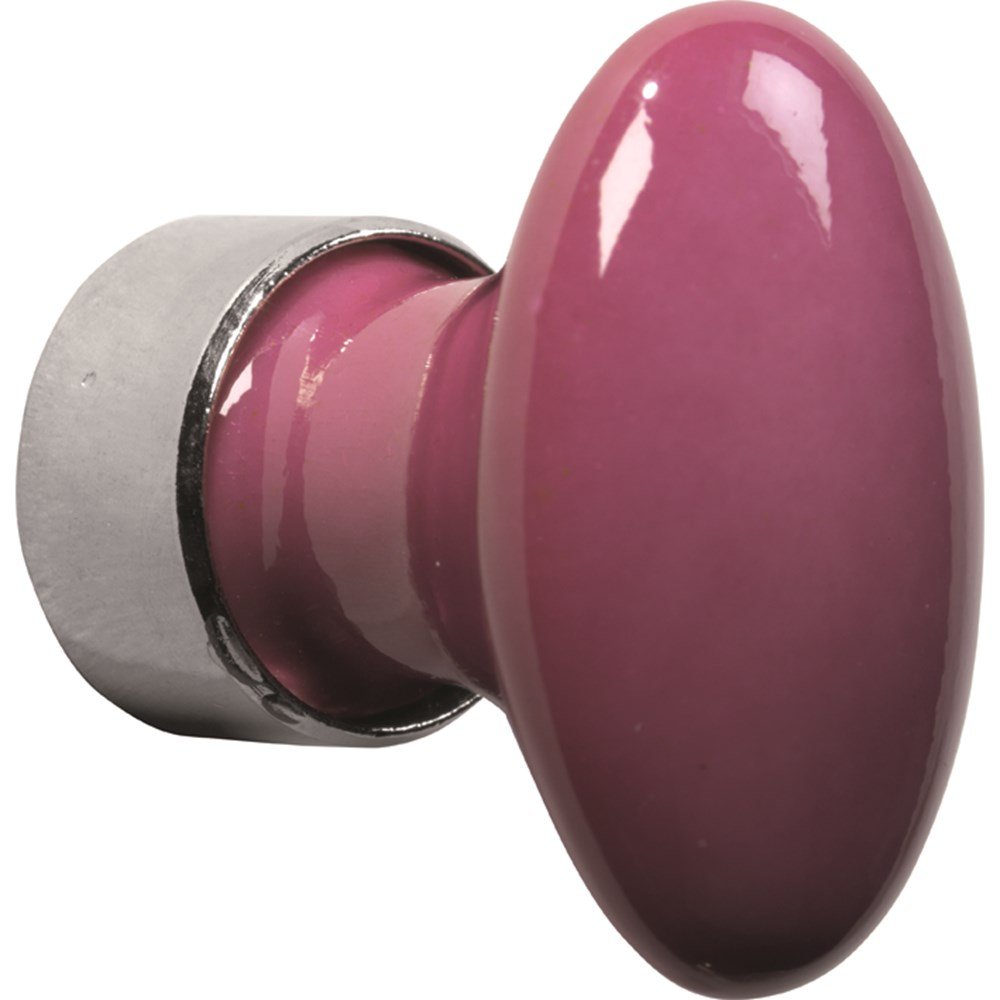 Meubelkn.pors.Ovaal 33mm MGN/fuchsia