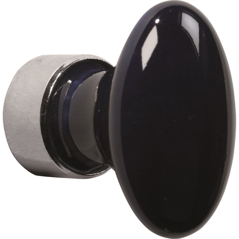 Meubelkn.pors.Ovaal 33mm MGN/donkerblauw